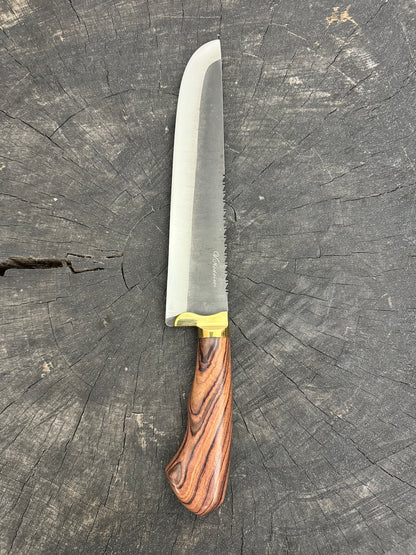 9&quot; Artisan BBQ Knife, Native Hardwood, RSS440 - 230mm