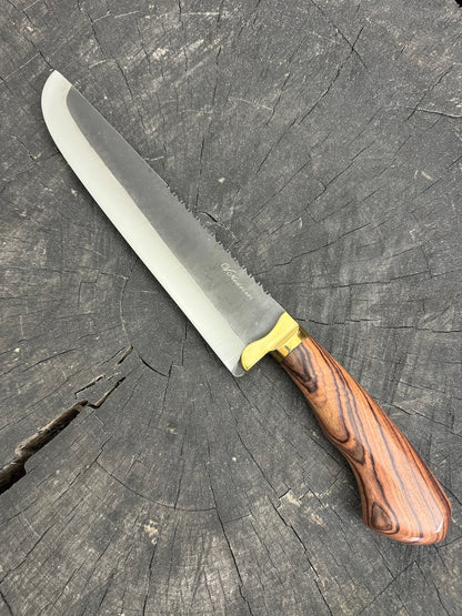 9&quot; Artisan BBQ Knife, Native Hardwood, RSS440 - 230mm