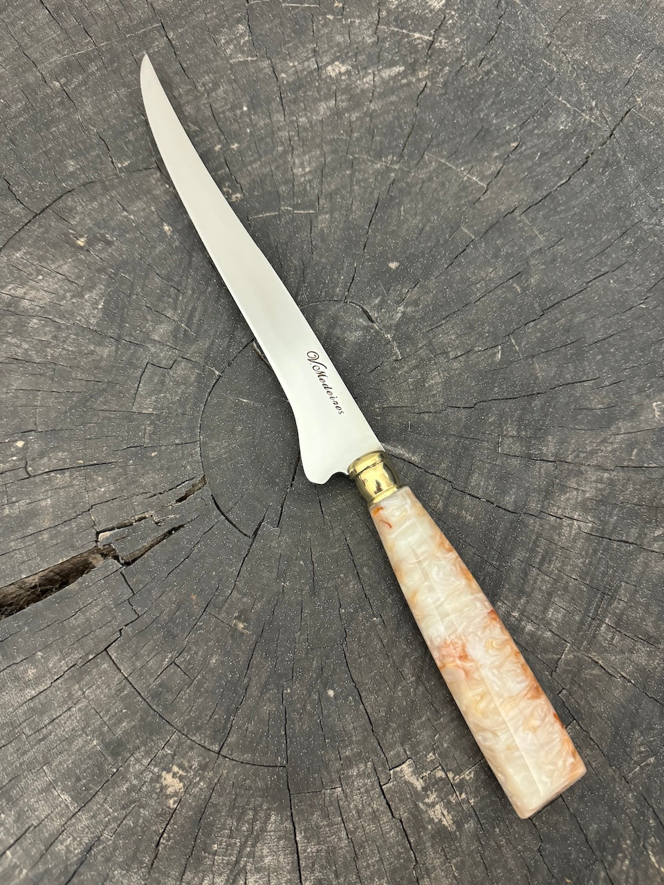 8&quot; Boning Knife, Custom Block, SS420 - 200mm