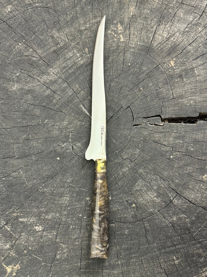 8&quot; Boning Knife, Custom Block, SS420 - 200mm