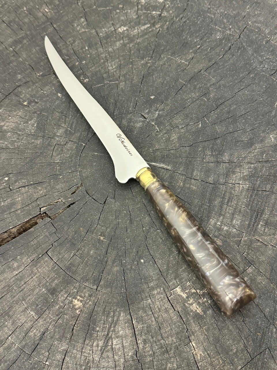 8&quot; Boning Knife, Custom Block, SS420 - 200mm