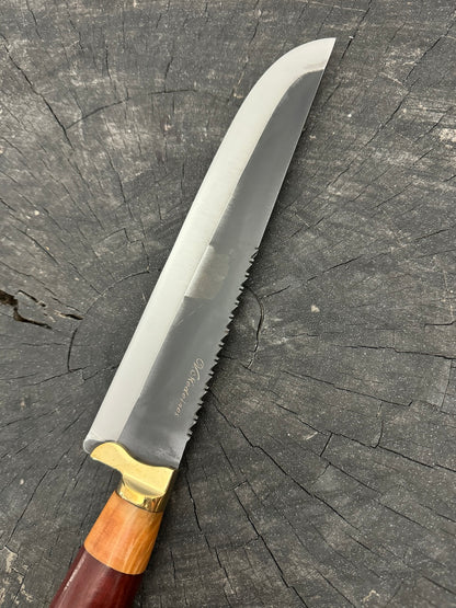 9&quot; Artisan BBQ Knife, Native Hardwood, RSS440 - 230mm