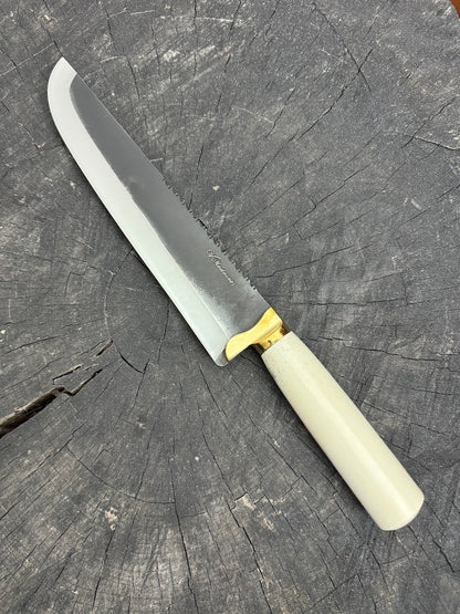 9&quot; Artisan BBQ Knife, Ostrich Bone, RSS440 - 230mm