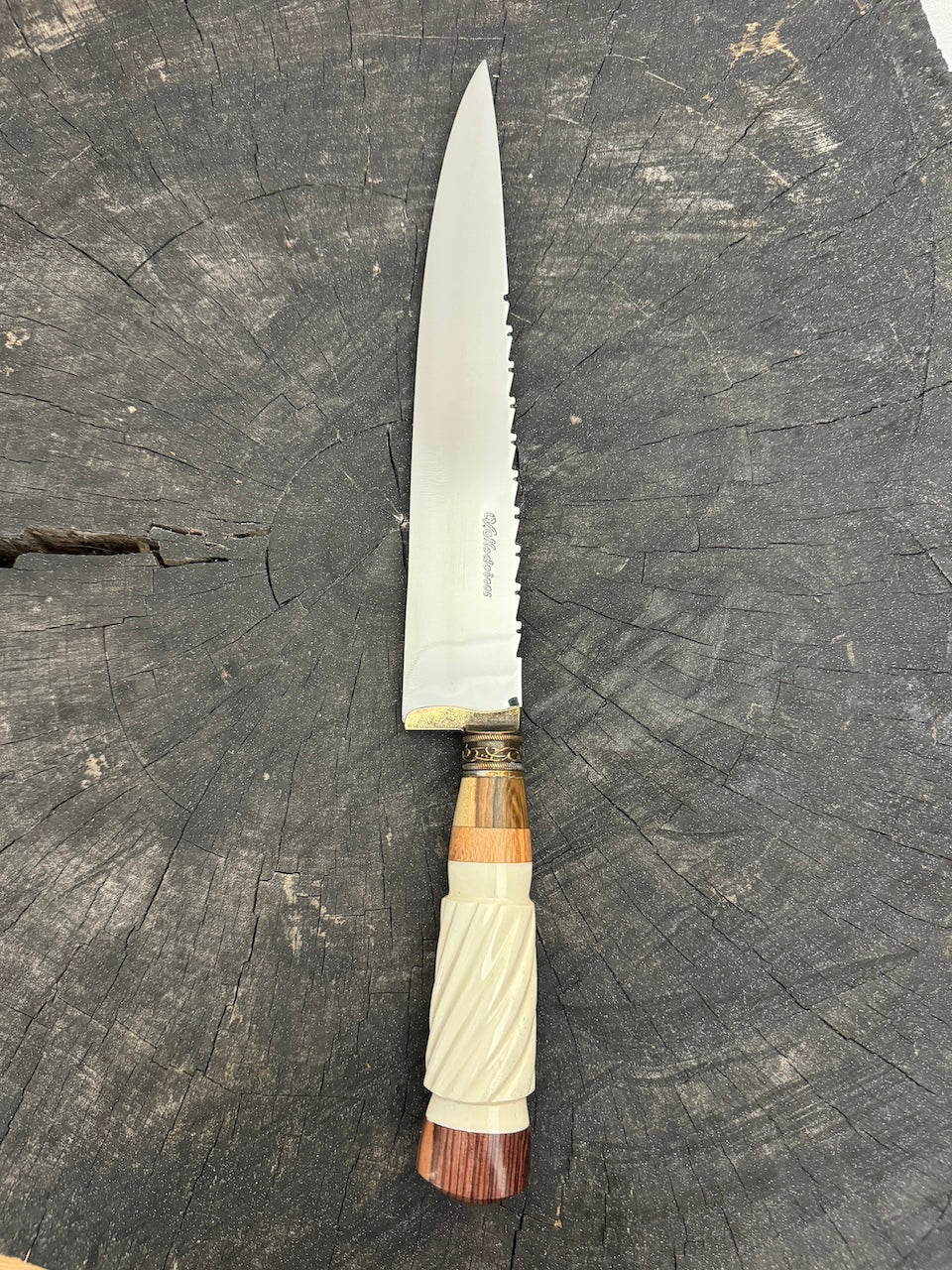 10&quot; Chef Knife, Ostrich Bone, SS420 - 250mm