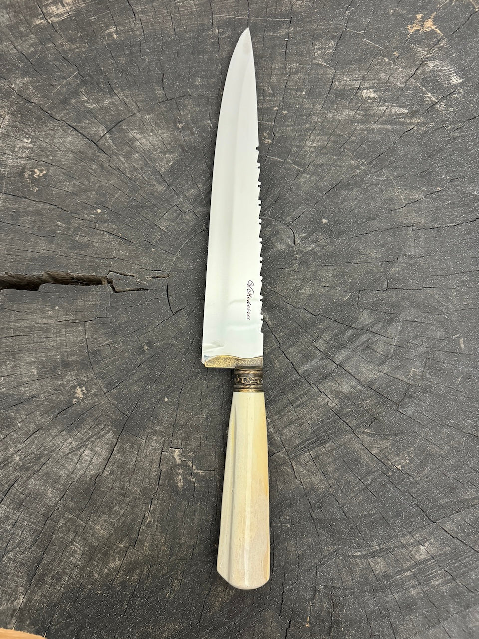 10&quot; Chef Knife, Ostrich Bone, SS420 - 250mm