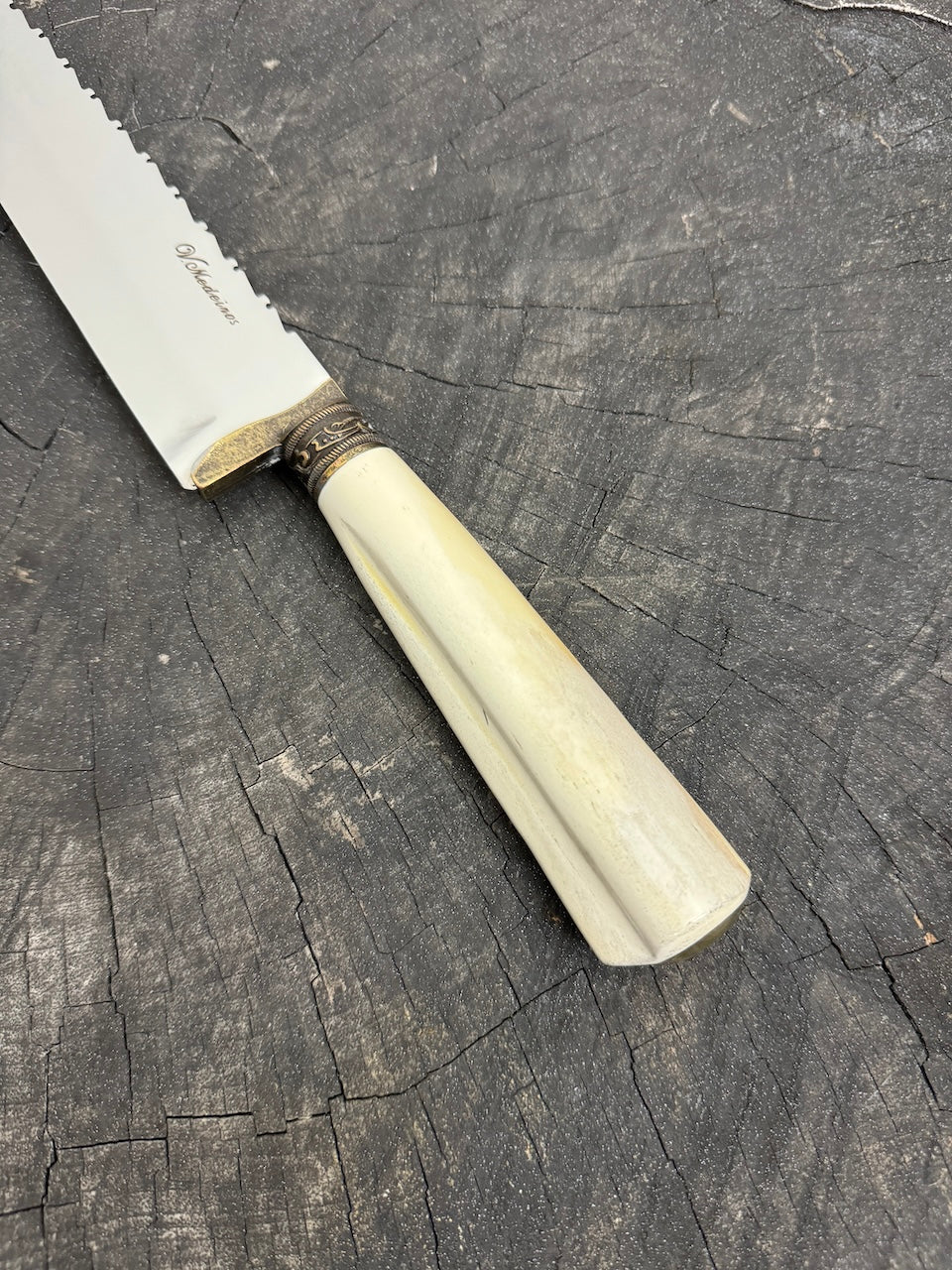 10&quot; Chef Knife, Ostrich Bone, SS420 - 250mm