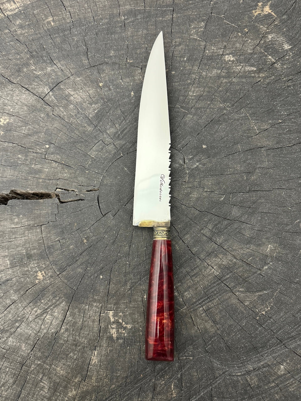 8&quot; Chef Knife, Custom Block, SS420 - 200mm