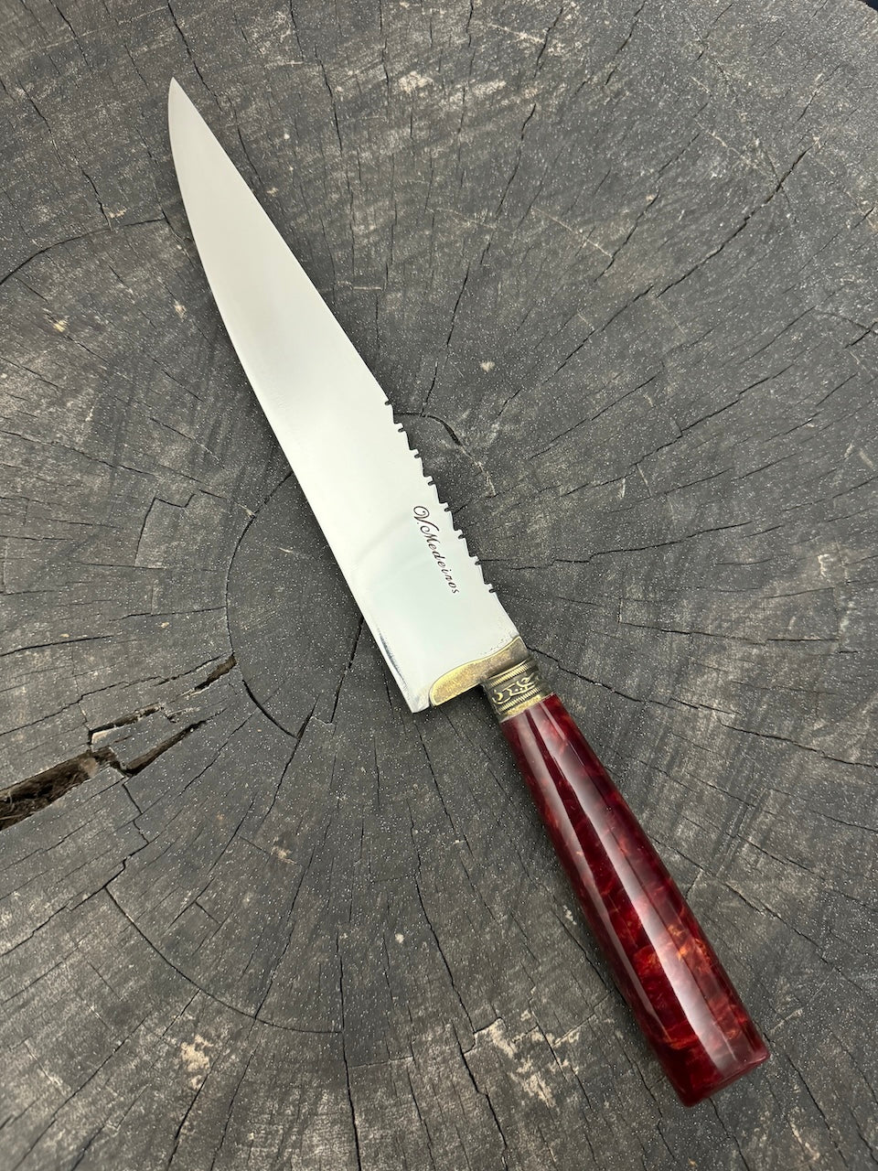8&quot; Chef Knife, Custom Block, SS420 - 200mm