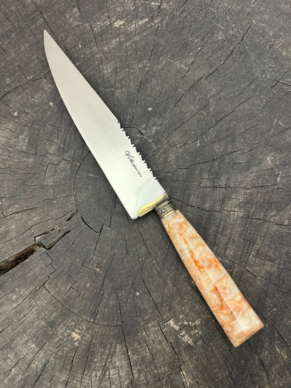 8&quot; Chef Knife, Custom Block, SS420 - 200mm