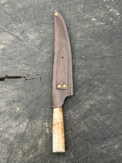 8&quot; Chef Knife, Custom Block, SS420 - 200mm