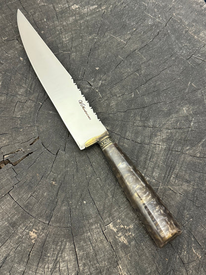 8&quot; Chef Knife, Custom Block, SS420 - 200mm