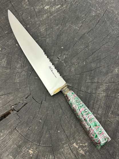 8&quot; Chef Knife, Custom Block, SS420 - 200mm