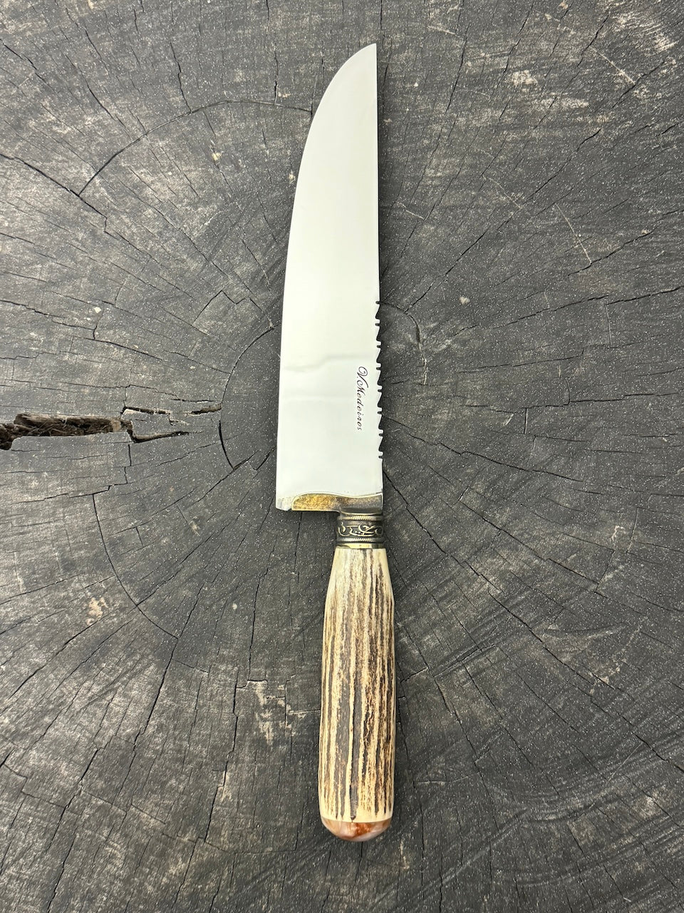 8&quot; Artisan Knife, Deer Antler, SS440 - 210mm