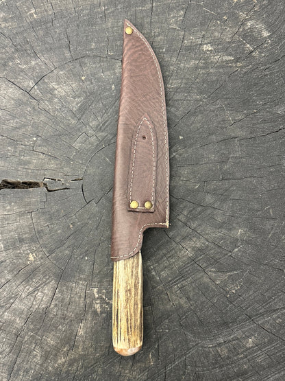 8&quot; Artisan Knife, Deer Antler, SS440 - 210mm