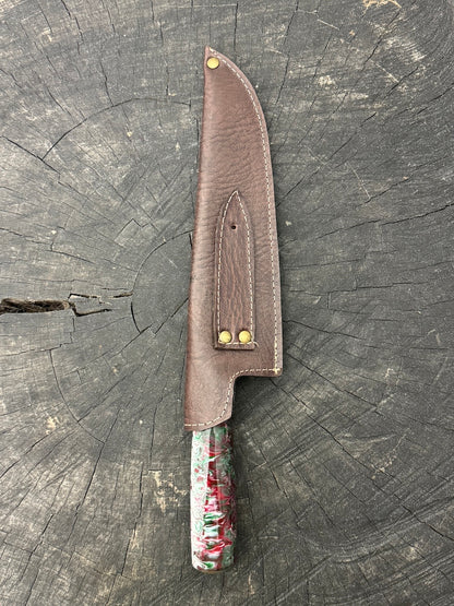 8&quot; Artisan Knife, Custom Block, SS440 - 200mm