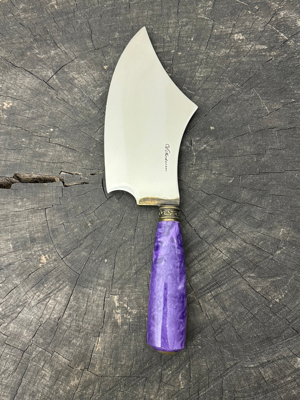 7&quot; Cutelo Wild Cleaver, Custom Block, SS440 - 180mm