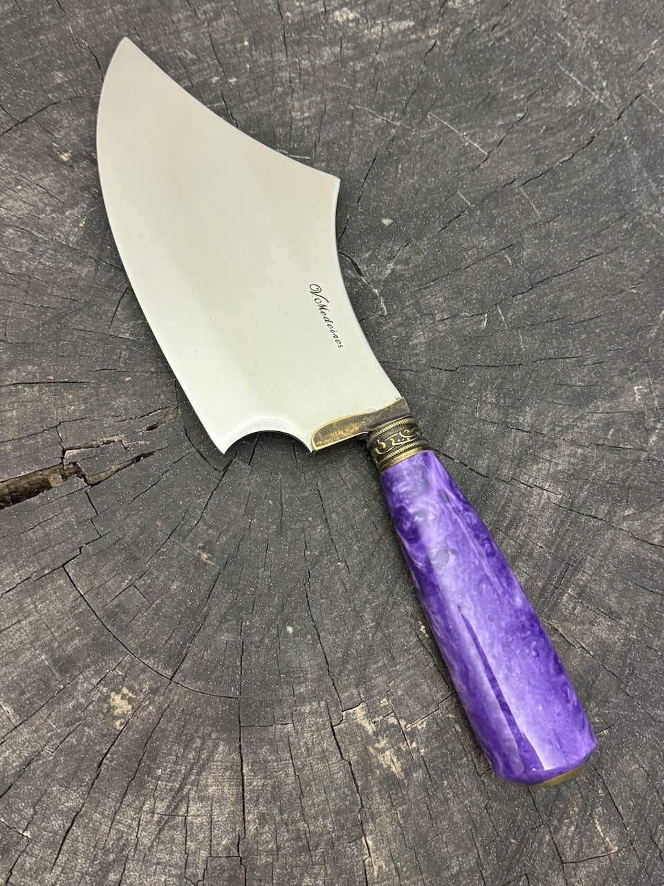 7&quot; Cutelo Wild Cleaver, Custom Block, SS440 - 180mm