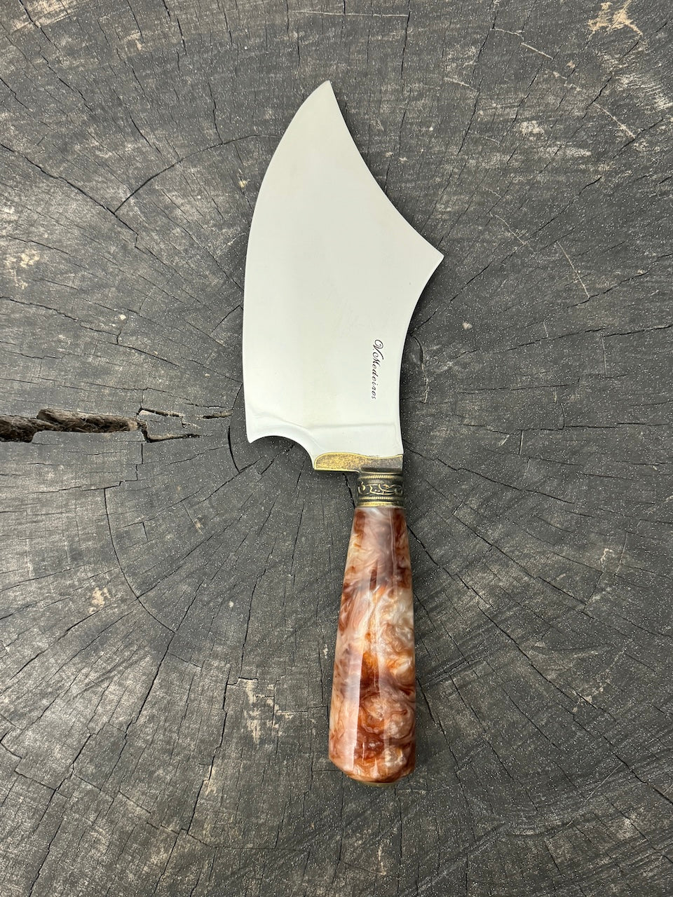 7&quot; Cutelo Wild Cleaver, Custom Block, SS440 - 180mm