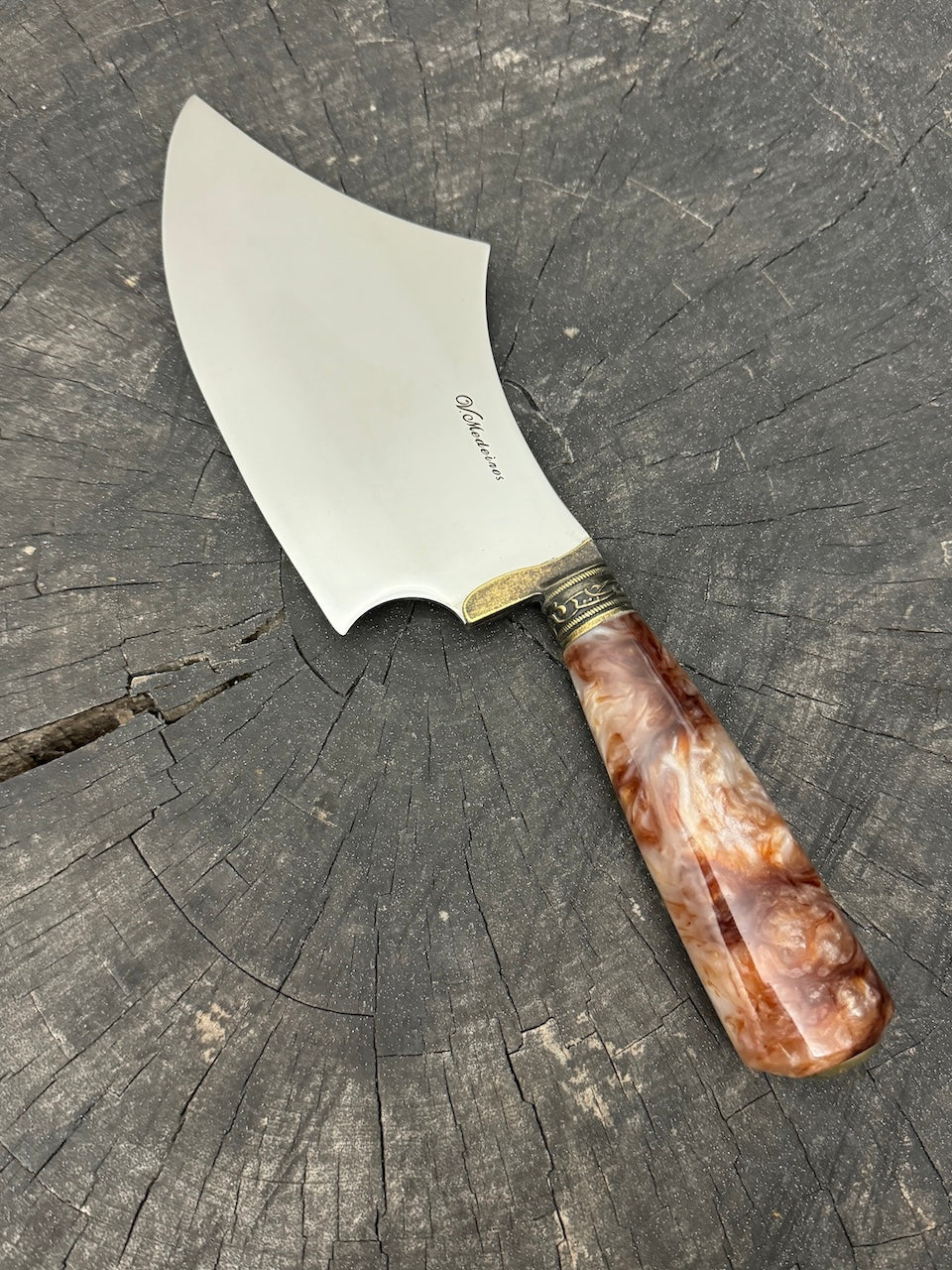 7&quot; Cutelo Wild Cleaver, Custom Block, SS440 - 180mm