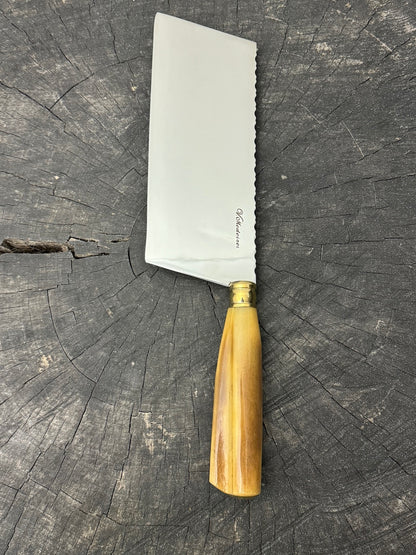 8&quot; Chefs Cleaver, Ostrich Bone, SS440 - 200mm