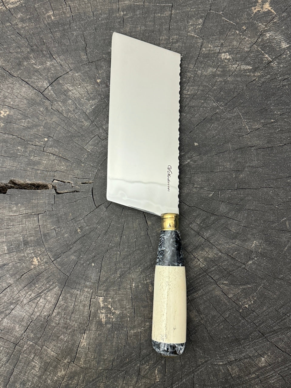 8&quot; Chefs Cleaver, Ostrich Bone, SS440 - 200mm