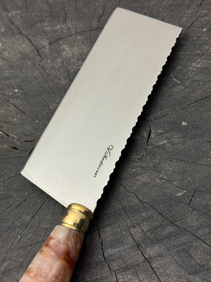 8&quot; Chefs Cleaver, Custom Block, SS440 - 200mm
