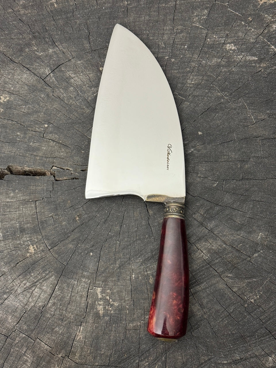 8&quot; Cutelo / Cleaver, Custom Block, SS440 - 190mm