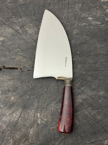 8&quot; Cutelo / Cleaver, Custom Block, SS440 - 190mm