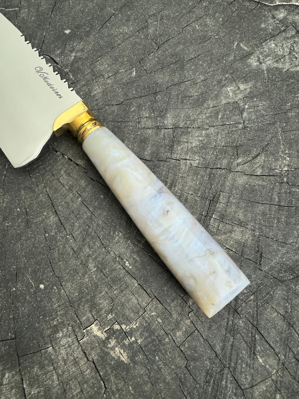 6&quot; Picanha Knife, Custom Block, SS420 - 150mm