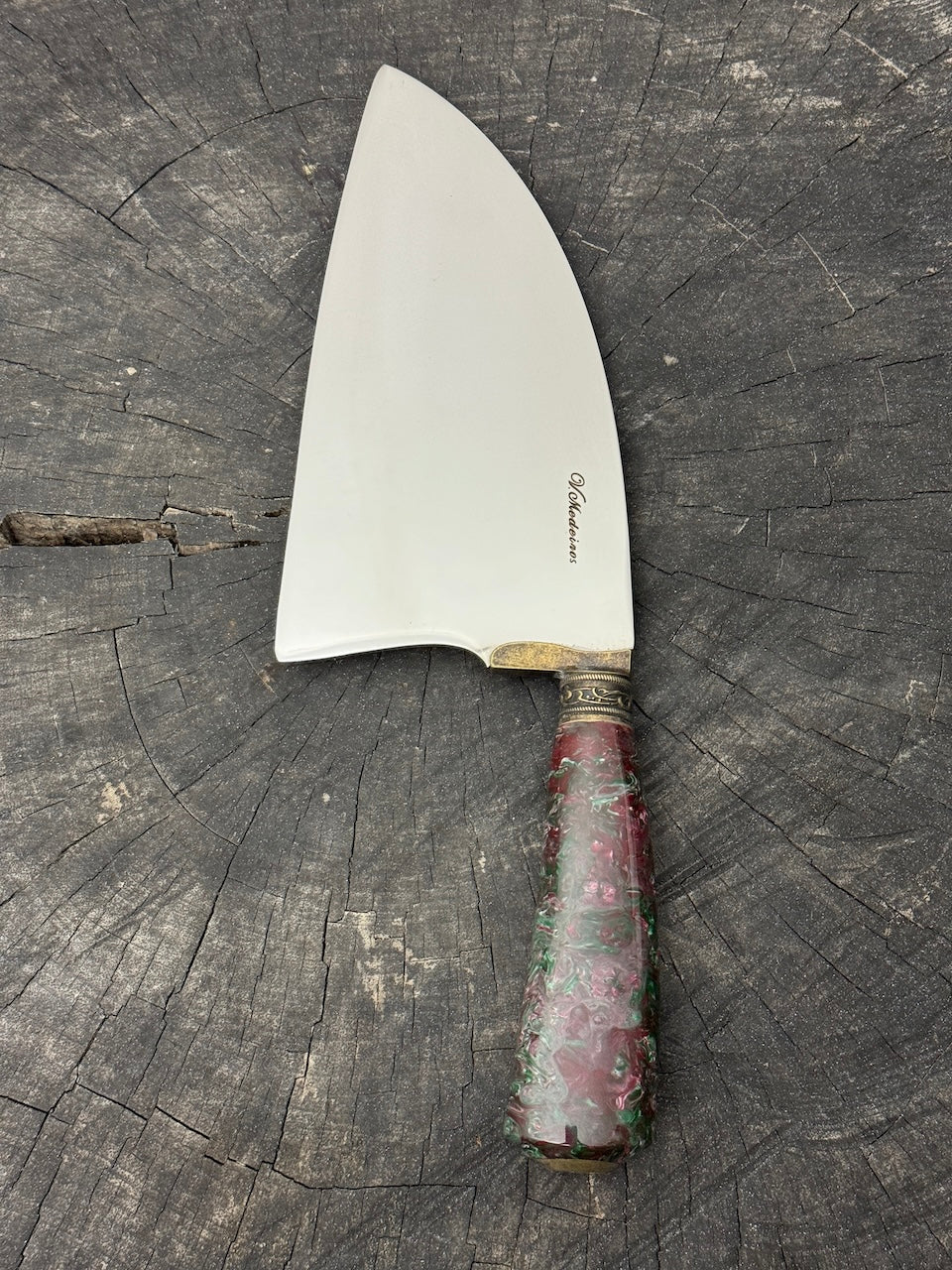 8&quot; Cutelo / Cleaver, Custom Block, SS440 - 190mm