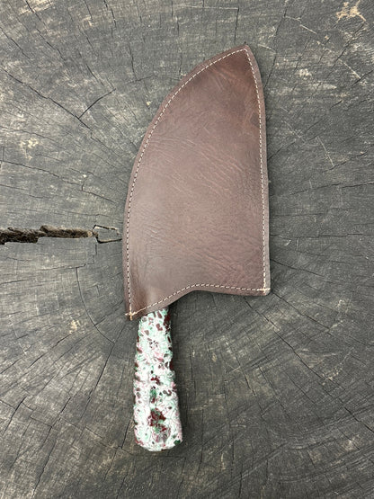8&quot; Cutelo / Cleaver, Custom Block, SS440 - 190mm