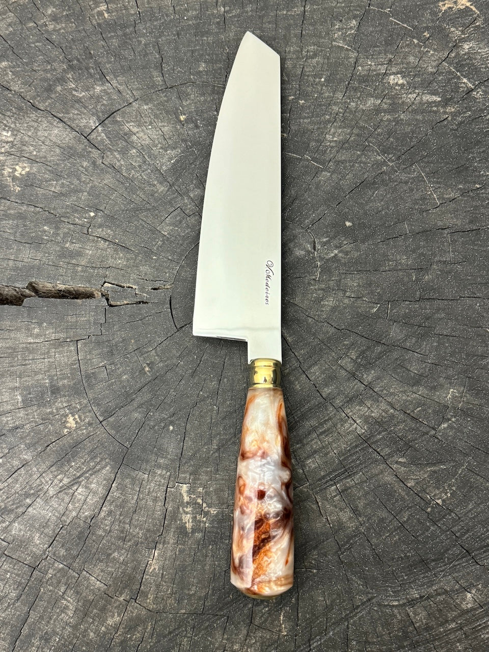 8&quot; Kultura Knife, Custom Block, SS440 - 200mm