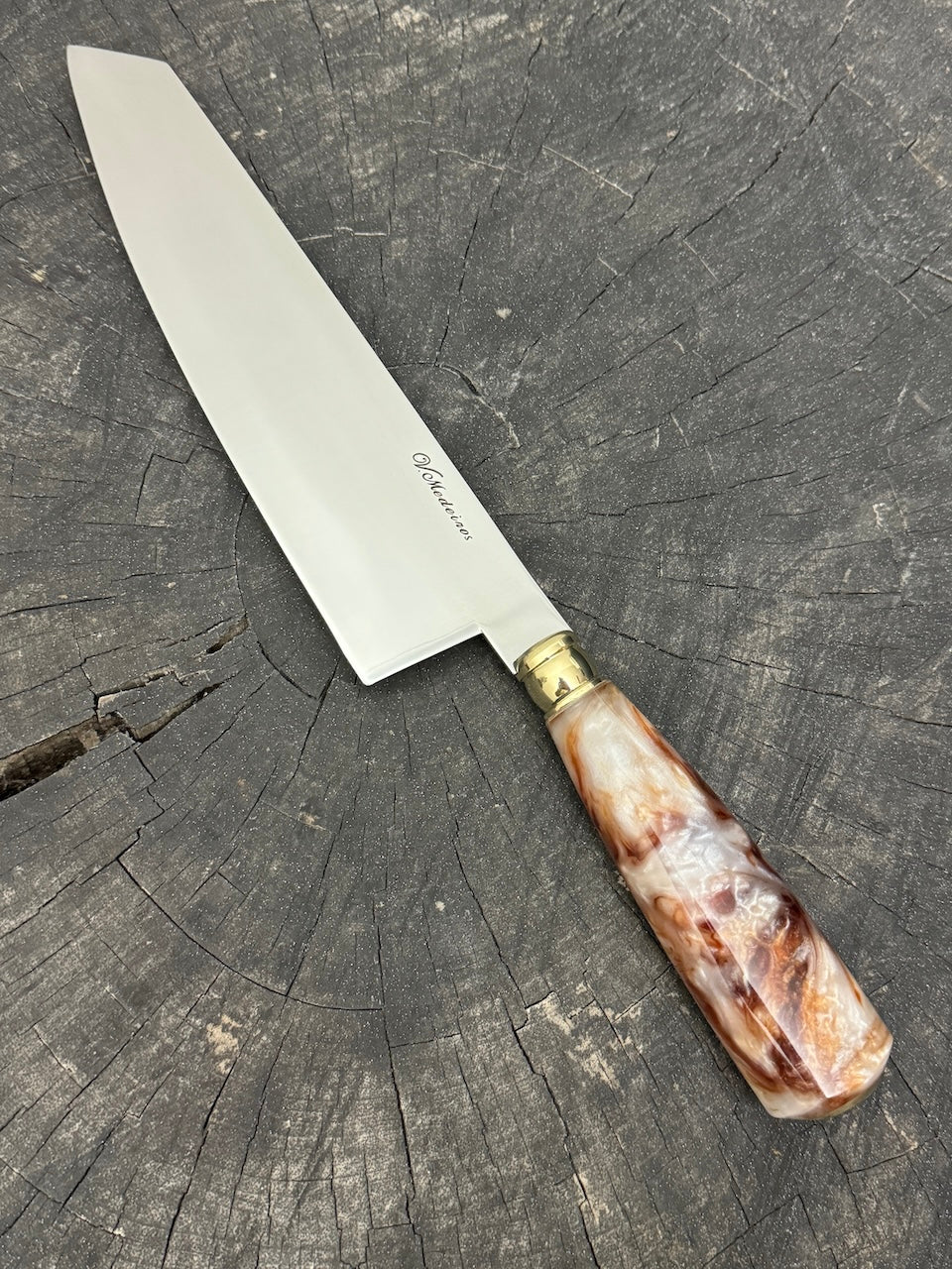 8&quot; Kultura Knife, Custom Block, SS440 - 200mm