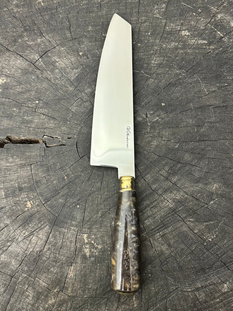 8&quot; Kultura Knife, Custom Block, SS440 - 200mm