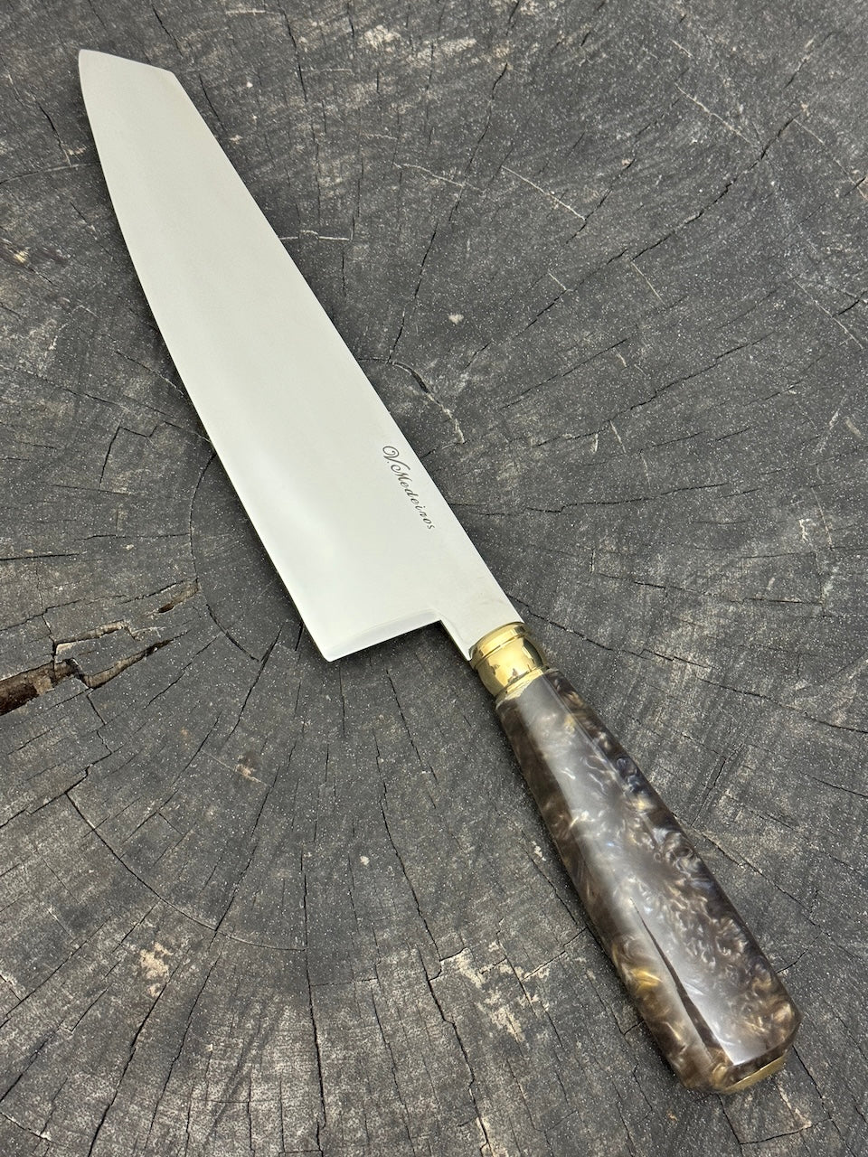 8&quot; Kultura Knife, Custom Block, SS440 - 200mm