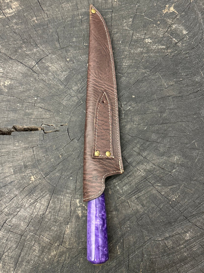 10&quot; Chef Knife, Custom Block, SS440 - 250mm