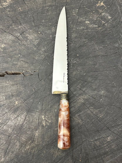 10&quot; Chef Knife, Custom Block, SS440 - 250mm