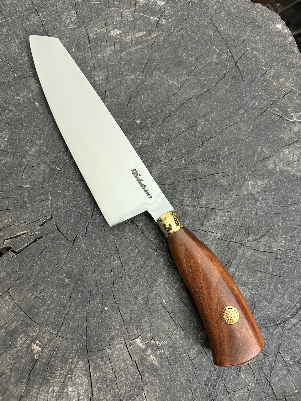 8&quot; Kultura Knife, Native Hardwood, SS440 - 200mm