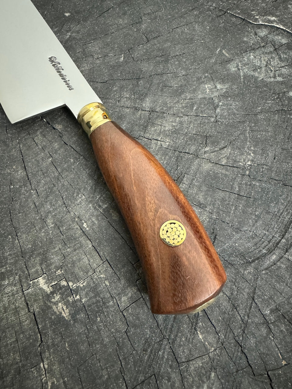 8&quot; Kultura Knife, Native Hardwood, SS440 - 200mm