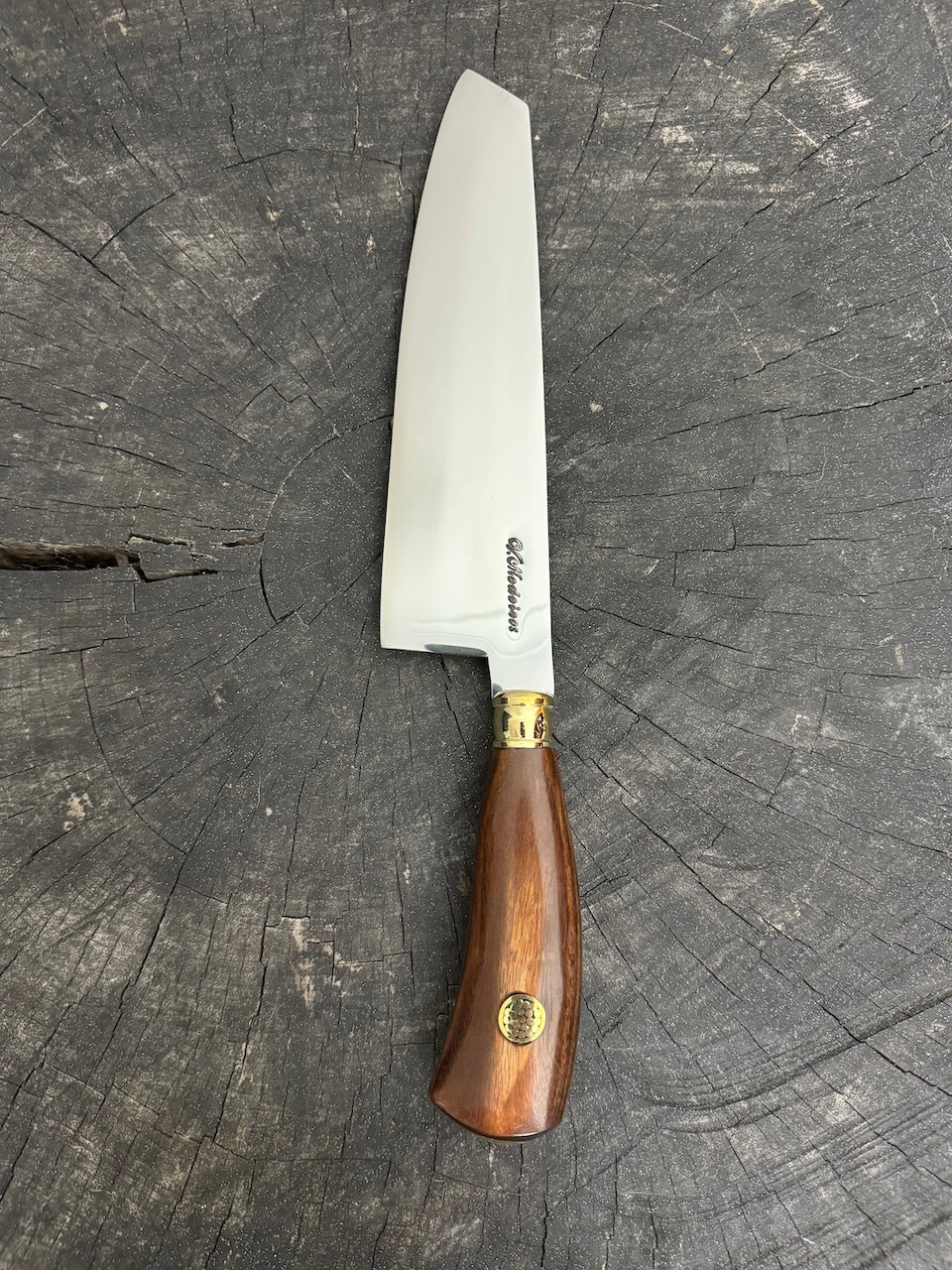 8&quot; Kultura Knife, Native Hardwood, SS440 - 200mm