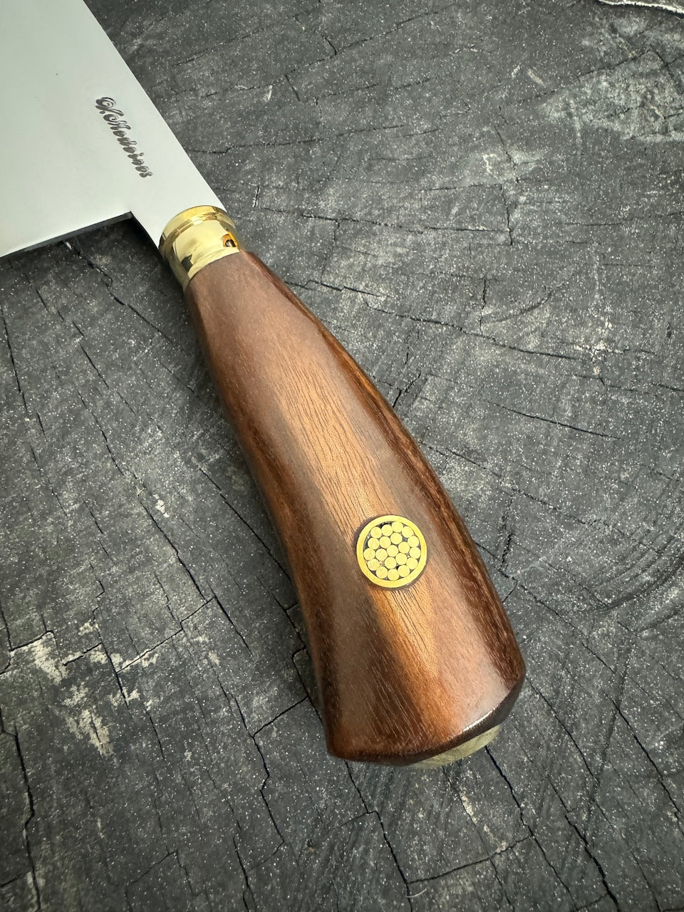 8&quot; Kultura Knife, Native Hardwood, SS440 - 200mm