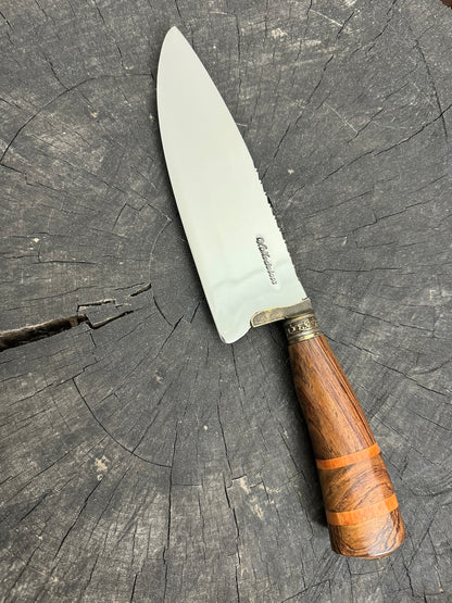 8&quot; Picanha Chef Knife, Native Hardwood, SS440 - 200mm