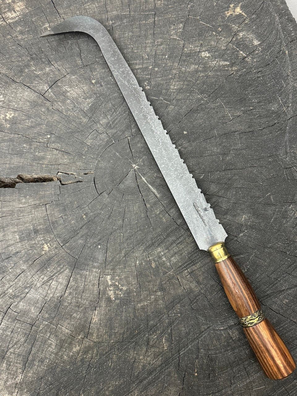 13&quot; BBQ &amp; Grill Hook, Meat Flipper, Native Hardwood, CS1070 - 320mm