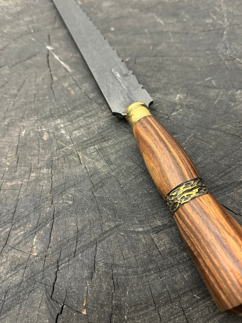 13&quot; BBQ &amp; Grill Hook, Meat Flipper, Native Hardwood, CS1070 - 320mm