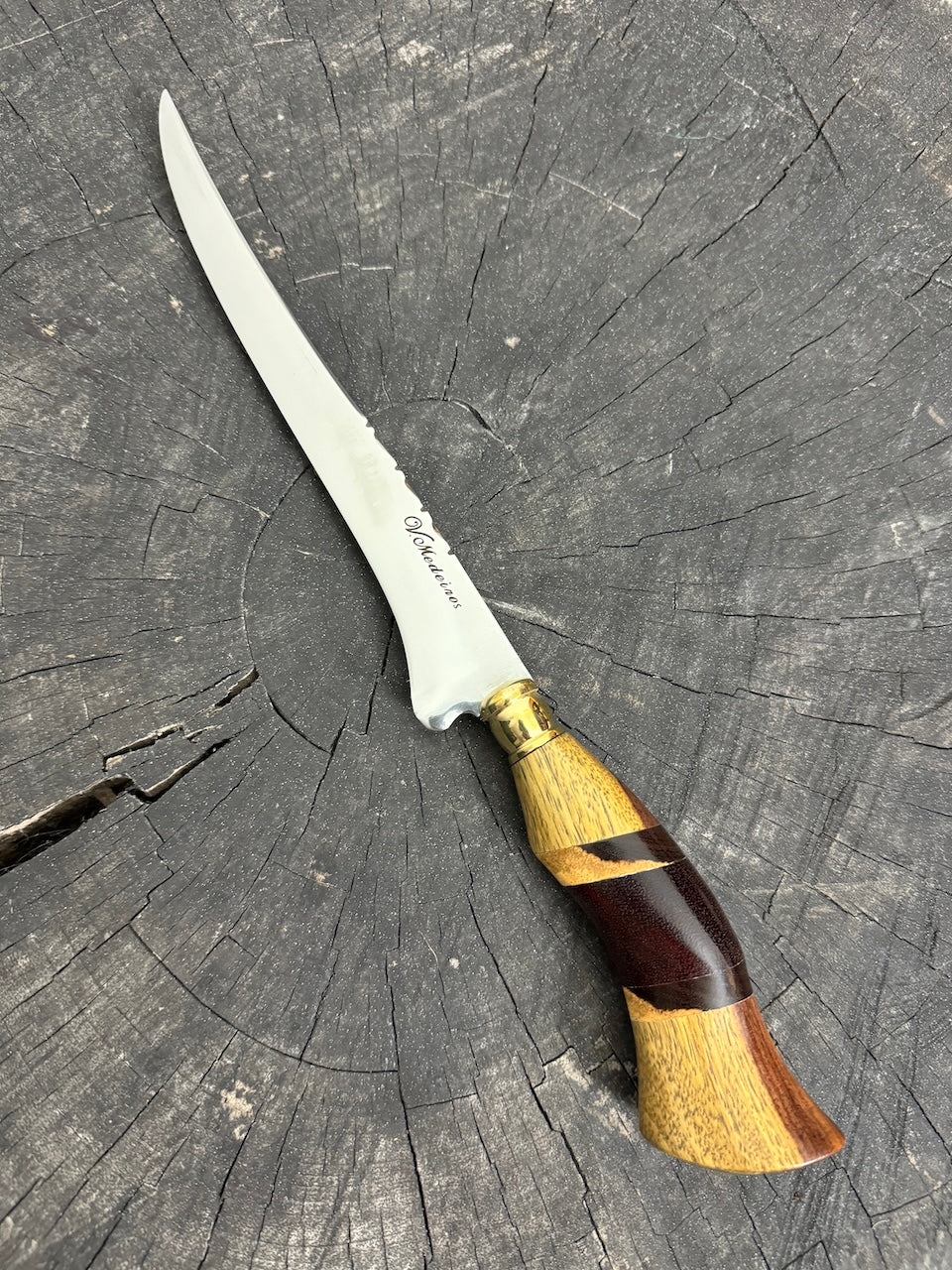 8&quot; Boning Knife, Native Hardwood, SS420 - 200mm