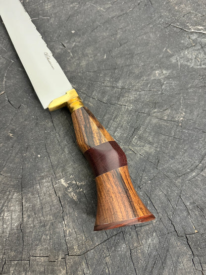 10&quot; Chef Knife, Jacaranda Hardwood, SS420 - 250mm