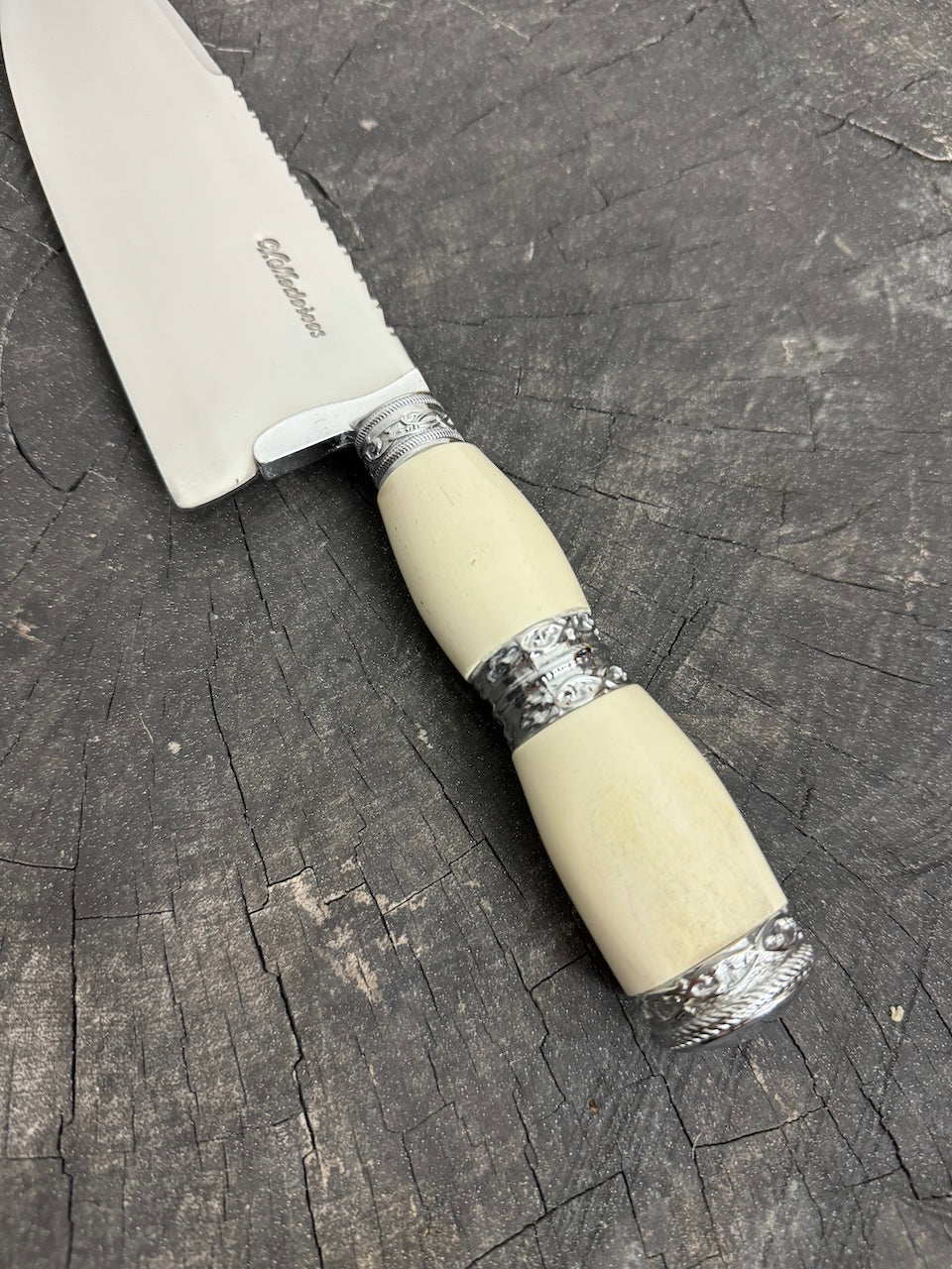 8&quot; Picanha Chef Knife, Ostrich Bone, SS440 - 200mm