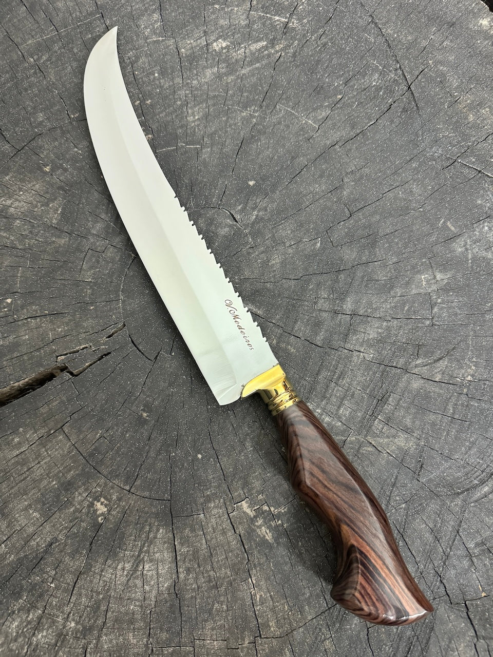 10&quot; Butchers Knife, Native Hardwood, SS440 - 250mm