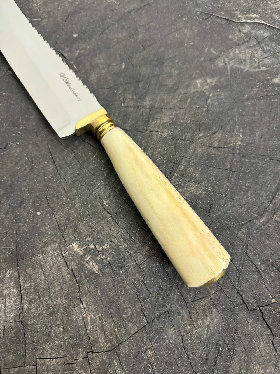 10&quot; Butchers Knife, Ostrich Bone, SS440 - 250mm