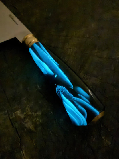 8" Bread &amp; Roast Knife, Glowing Hybrid Block, SS420c - 200mm